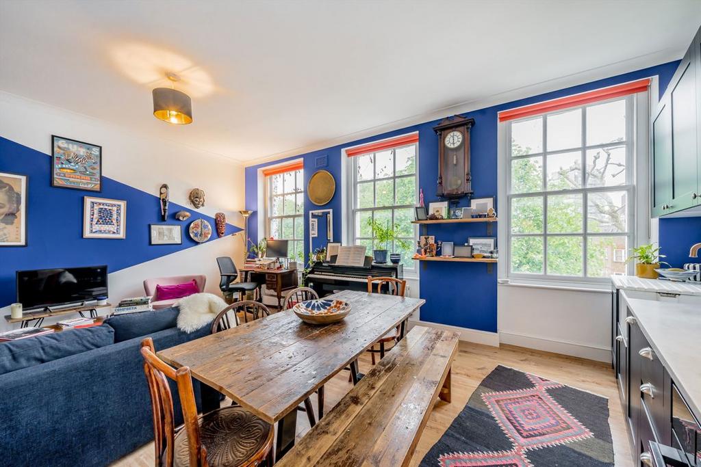 Open-plan living area, open plan living