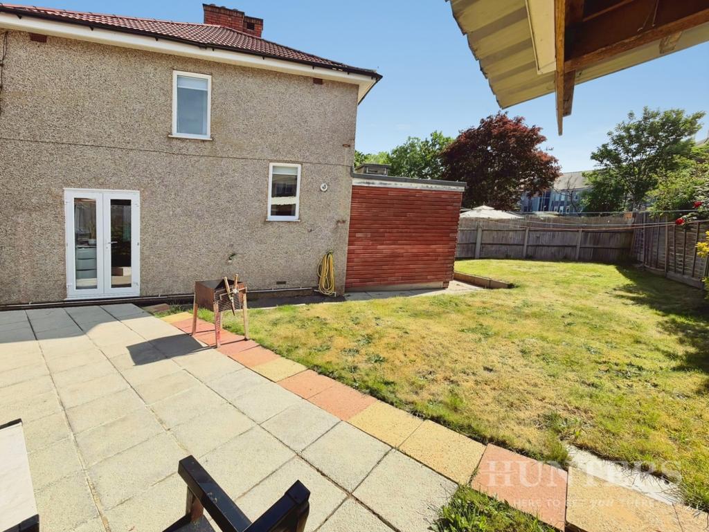 Patio view, garden