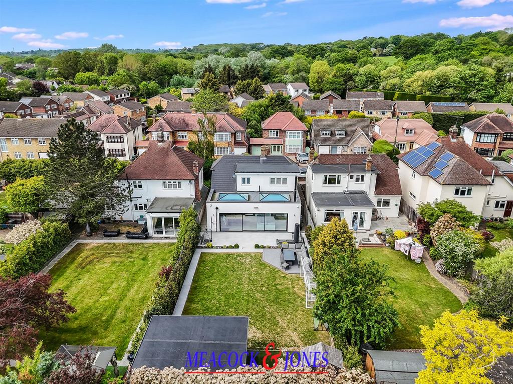 Aerial view, land