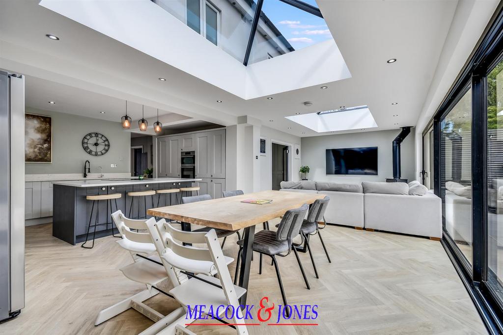 Open-plan living area, open plan living