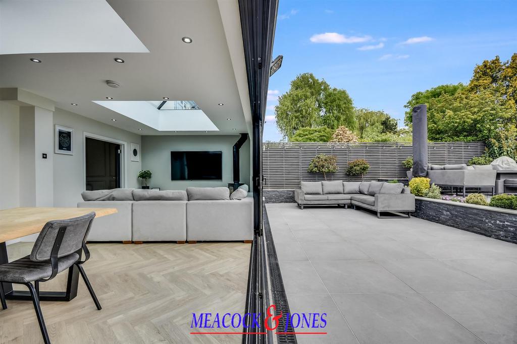 Open-plan living area, open plan living