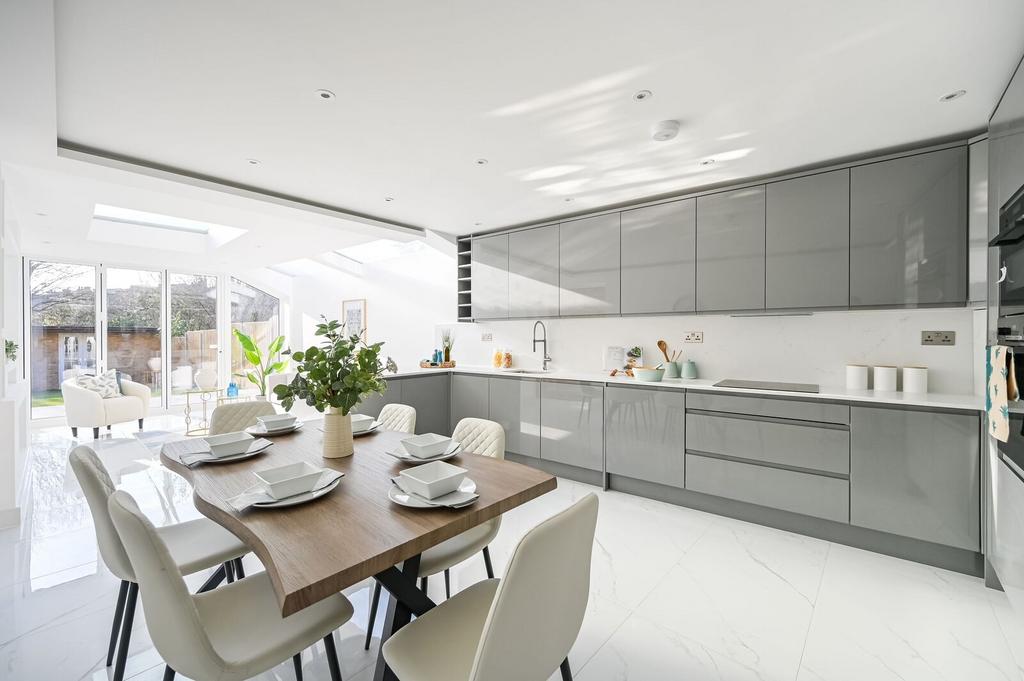 Open-plan living area, open plan living
