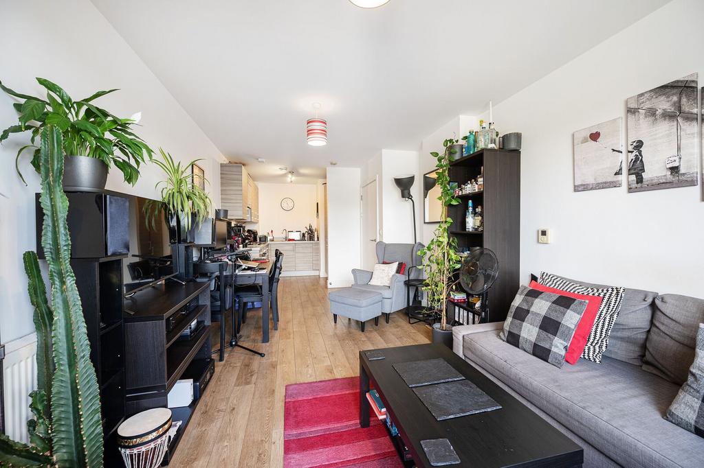 Open-plan living area, open plan living
