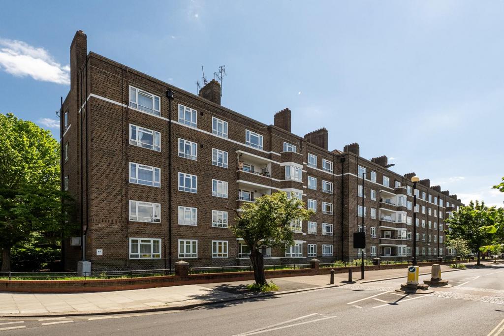 Apartment building facade, block of apartments