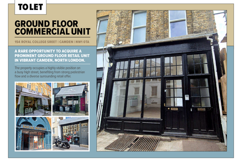 Retail property (high street) to rent, 154 Royal College St London NW1 0TA