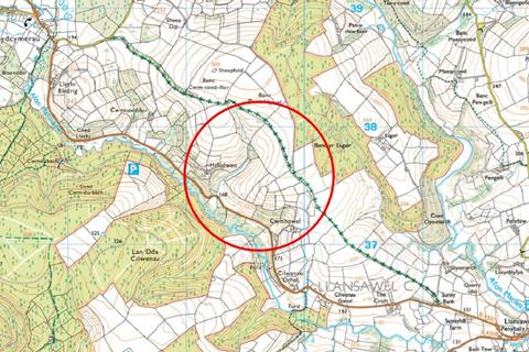 3 bedroom property with land for sale, Llansawel, Llandeilo