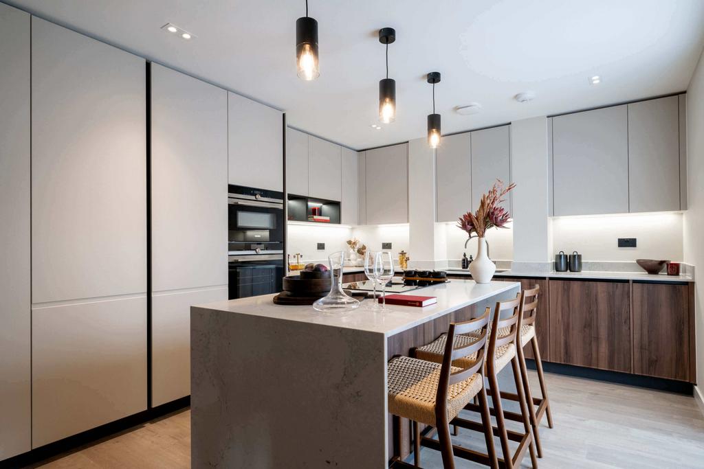 Kitchen, open plan living