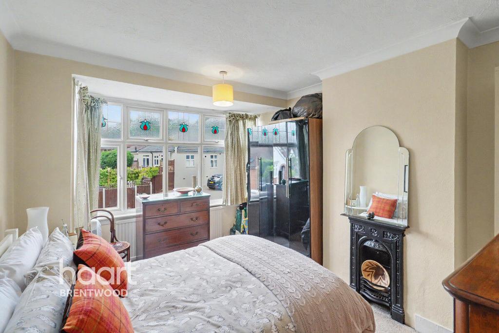 Bedroom, fireplace