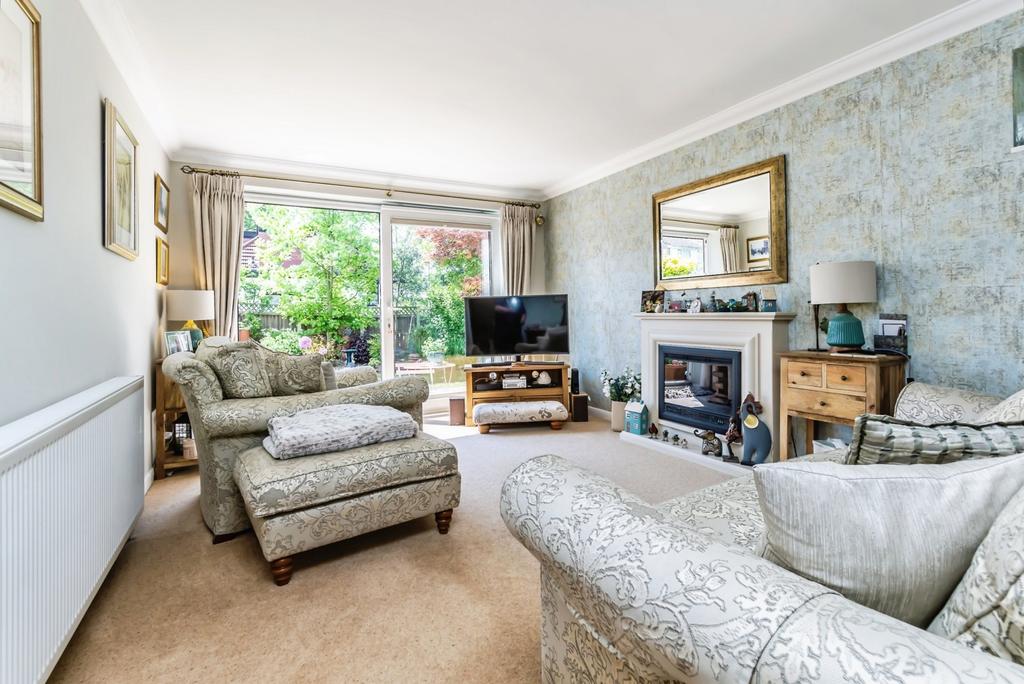 Living room, fireplace