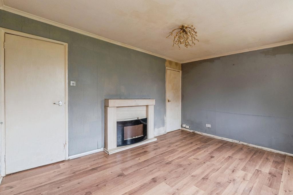 Living room, fireplace