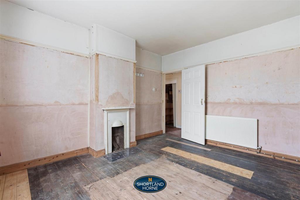 Living room, fireplace
