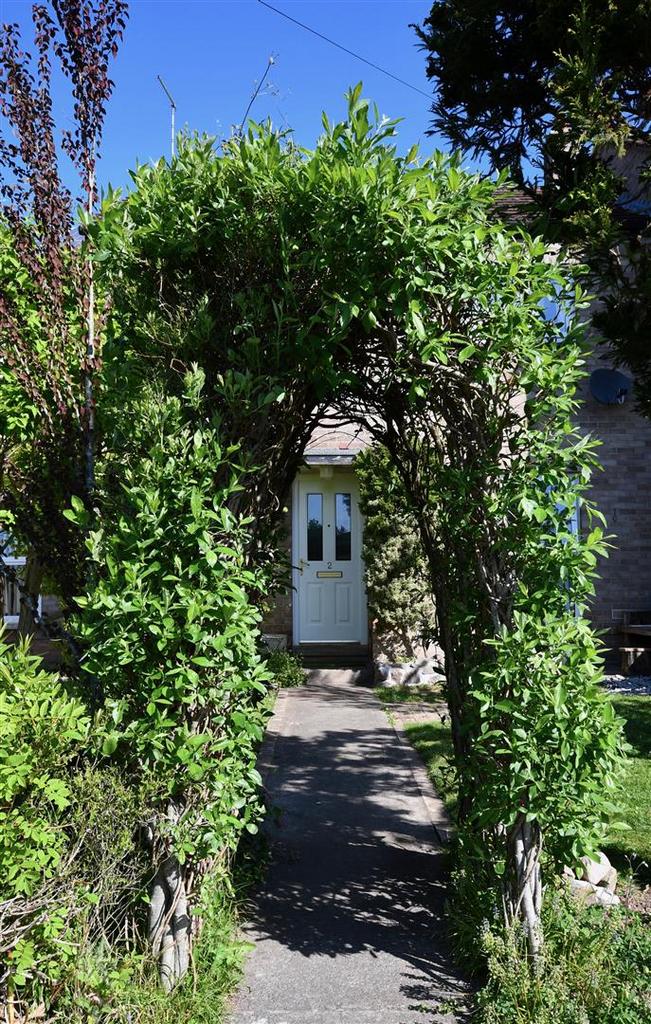 Through the archway