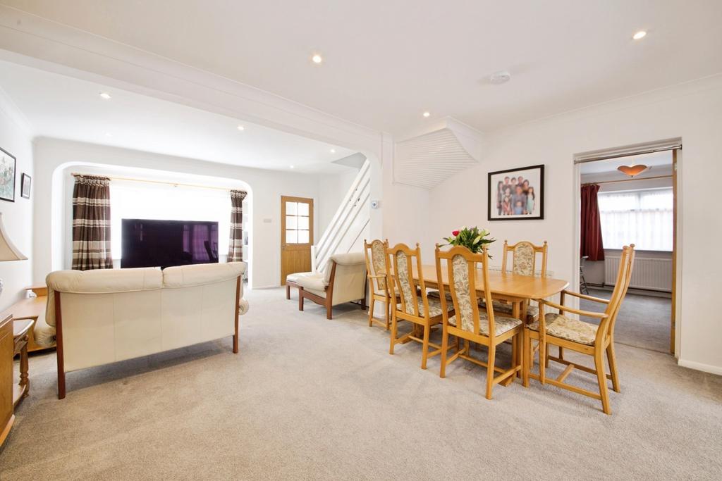 Open-plan living area, open plan living
