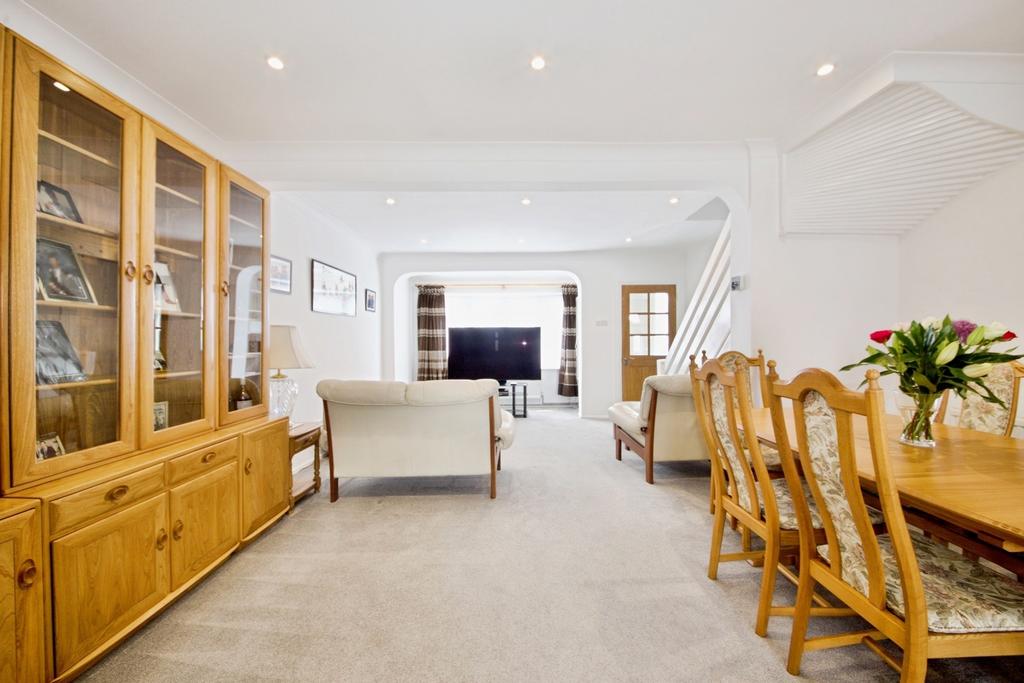 Open-plan living area, open plan living