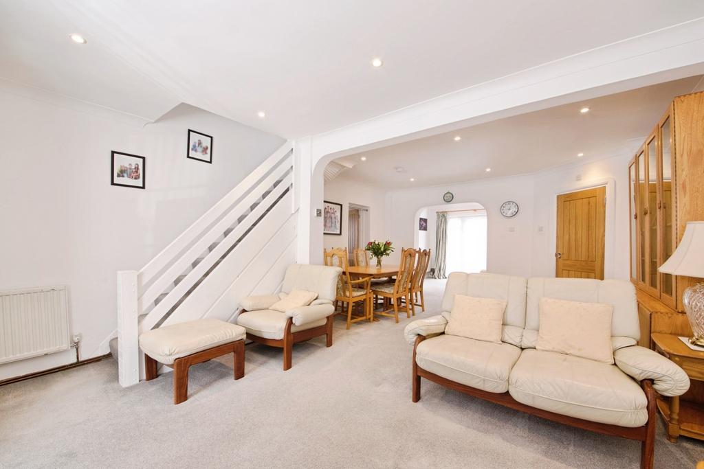 Open-plan living area, open plan living