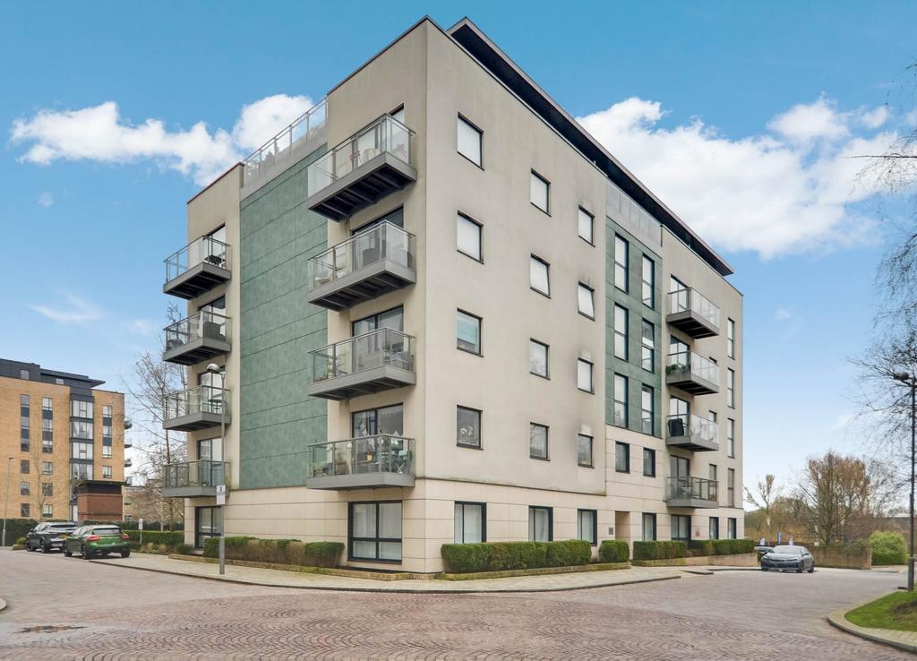 Apartment building facade, block of apartments
