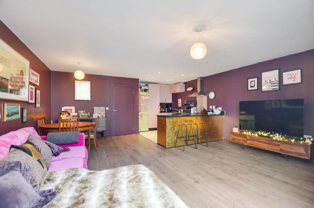 Open-plan living area, open plan living
