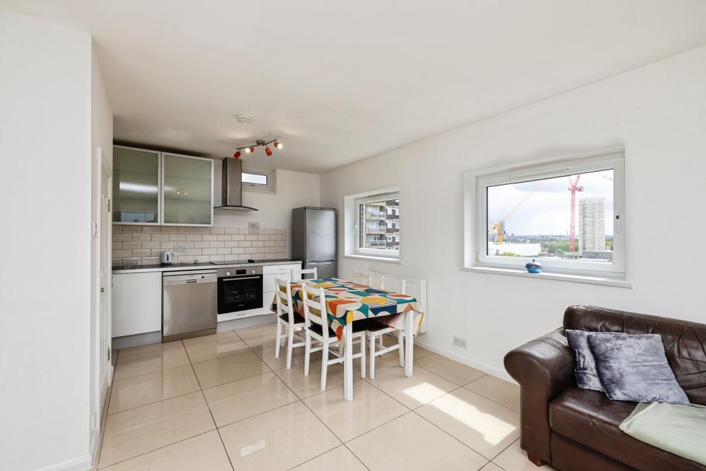 Open-plan living area, open plan living