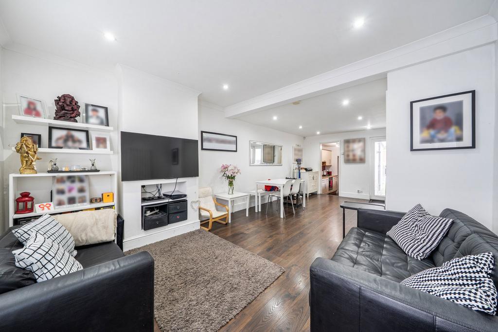 Open-plan living area, open plan living
