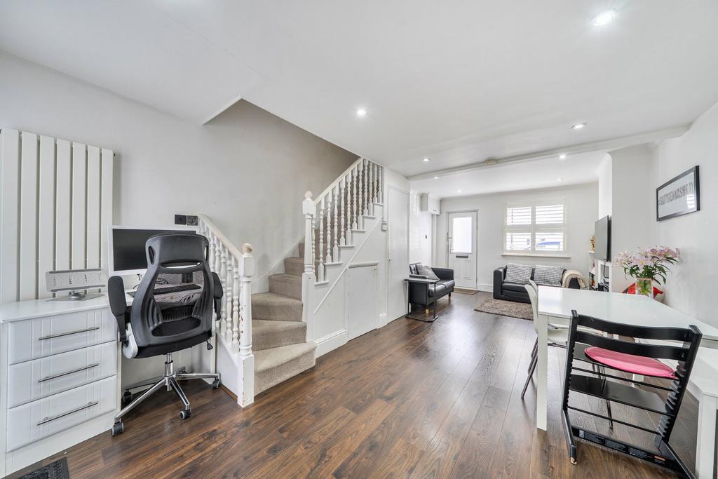 Open-plan living area, open plan living