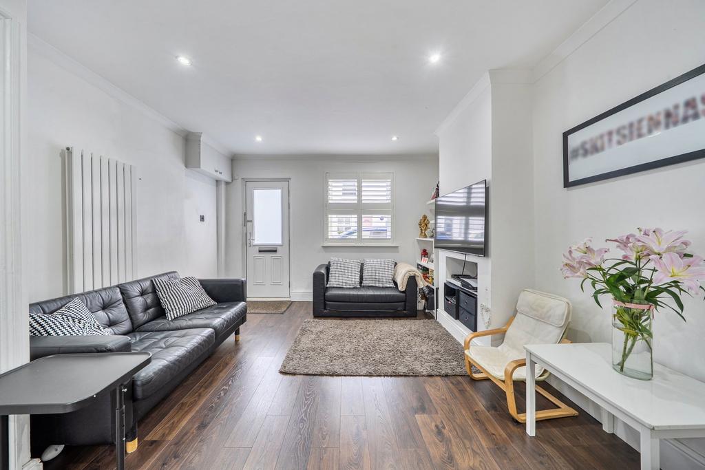 Open-plan living area, open plan living