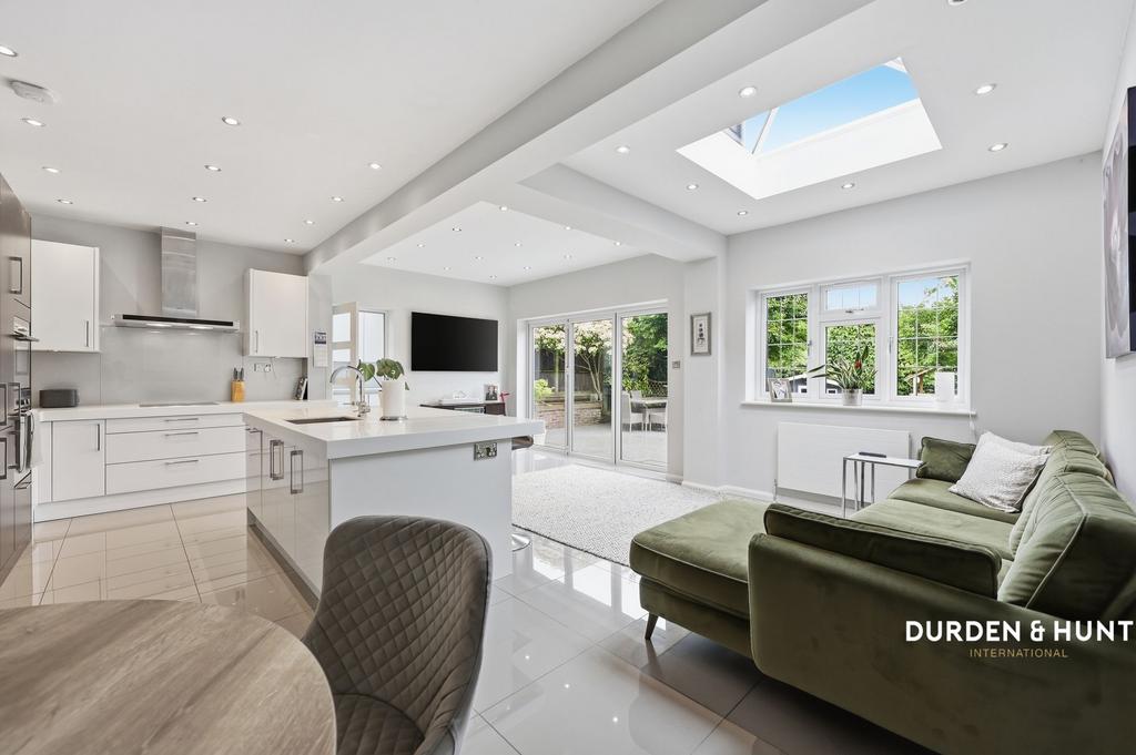 Open-plan living area, open plan living