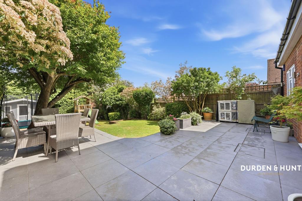 Patio view, garden