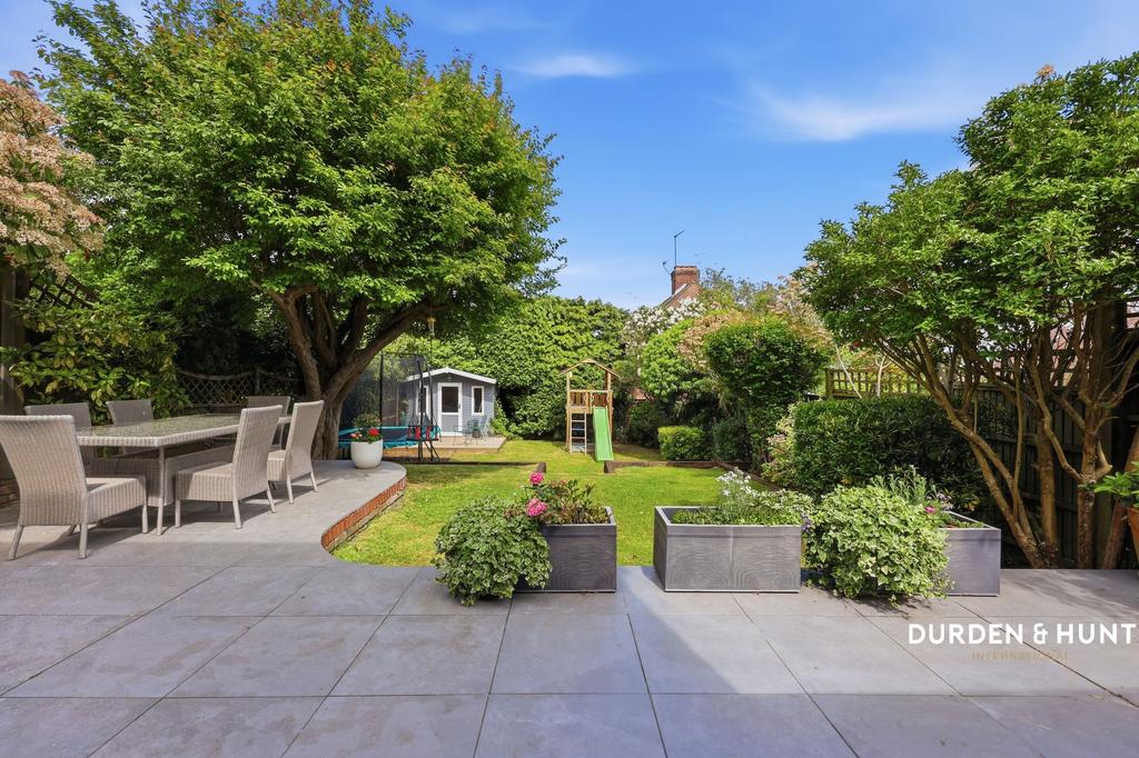 Patio view, garden