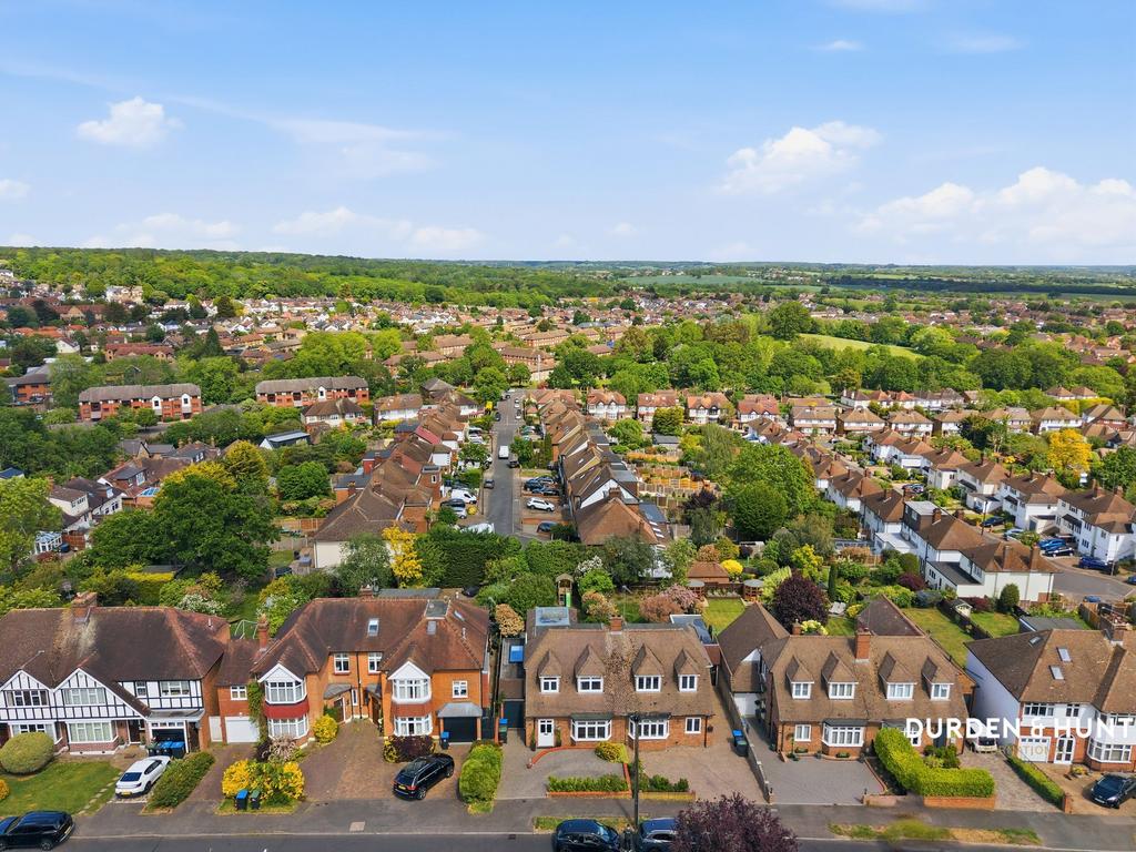 Aerial view, land