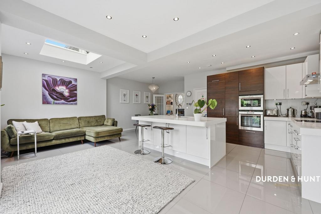 Open-plan living area, open plan living