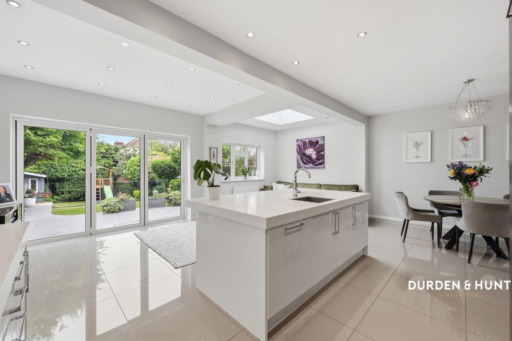 Open-plan living area, open plan living