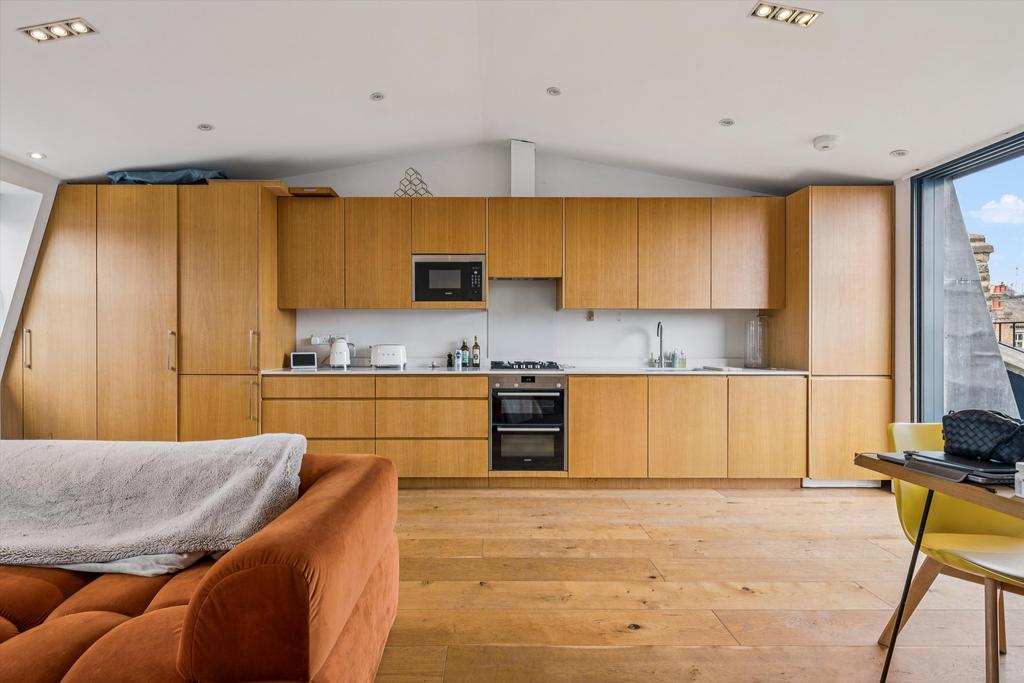 Open-plan living area, open plan living