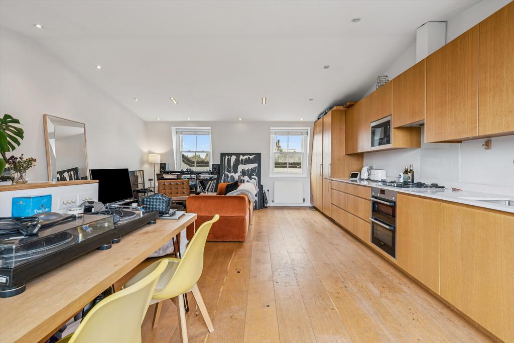 Open-plan living area, open plan living