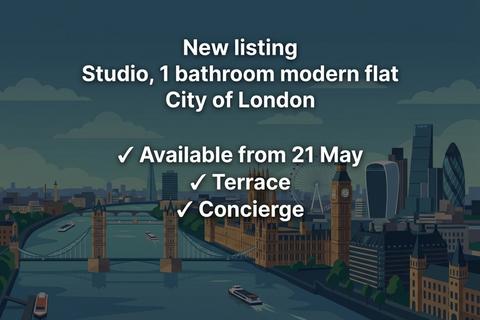 Studio to rent, Minories