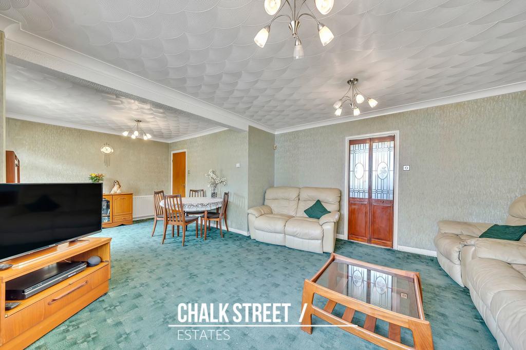 Open-plan living area, open plan living