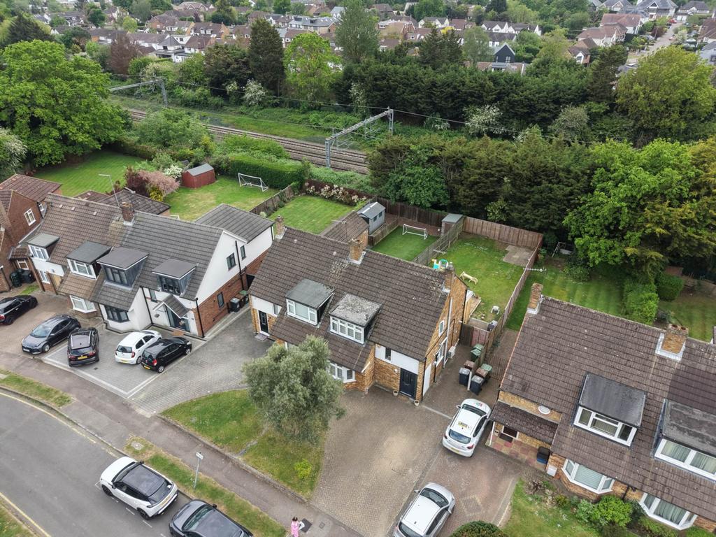 Aerial view, land