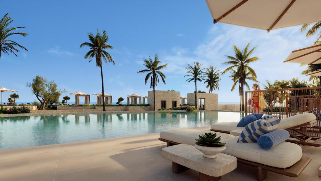 Swimming pool area, swimming pool
