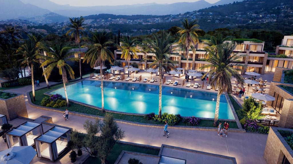 Swimming pool area, swimming pool