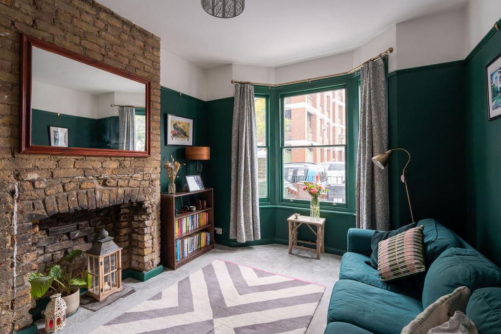 Living room, fireplace