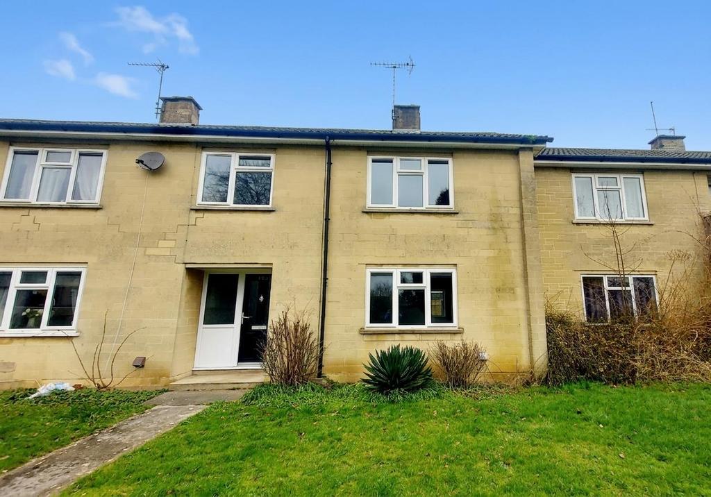 Semi-detached house exterior, garden