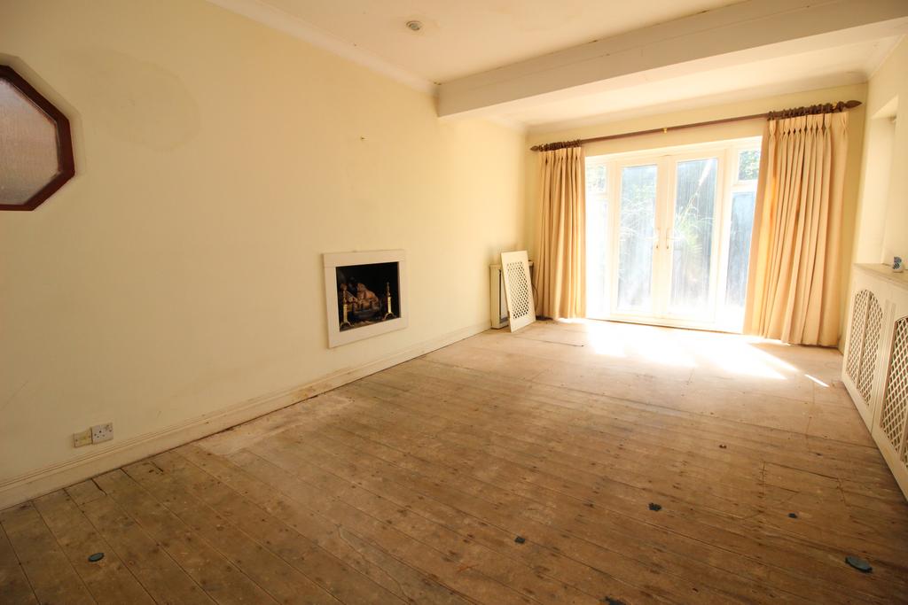 Living room, fireplace