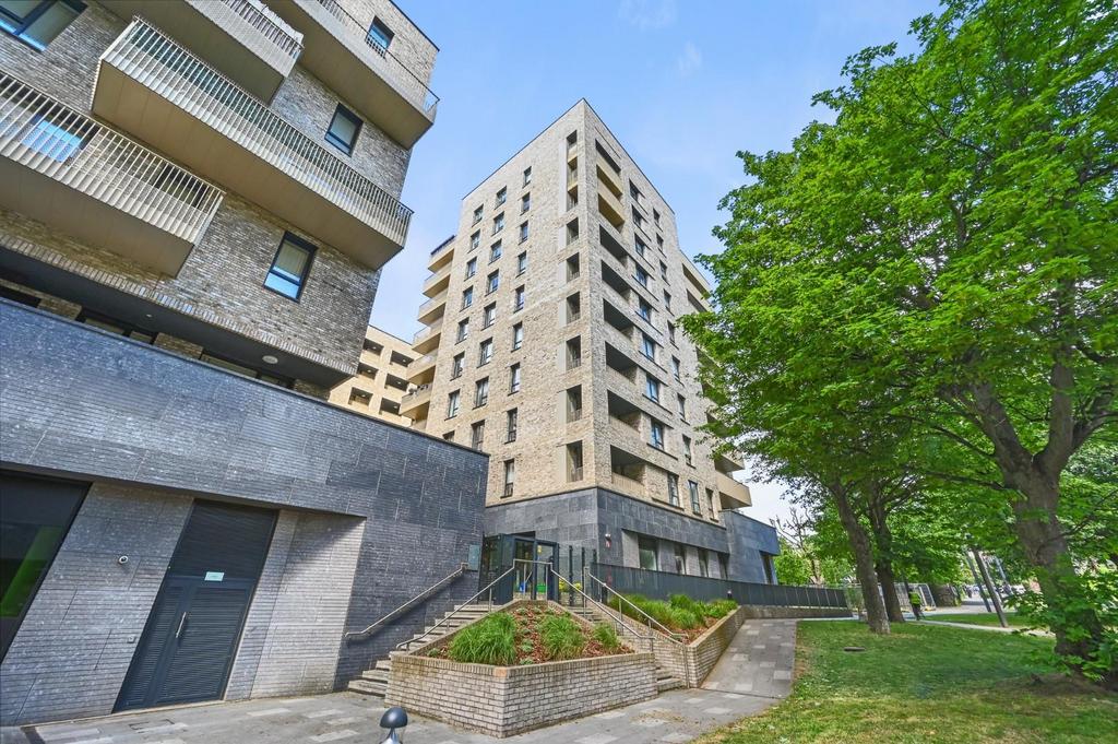 Apartment building facade, block of apartments