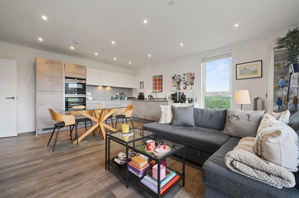 Open-plan living area, open plan living