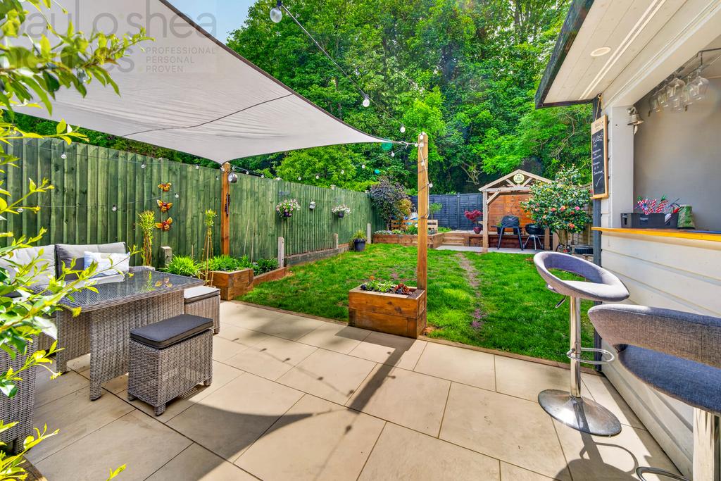 Patio view, garden