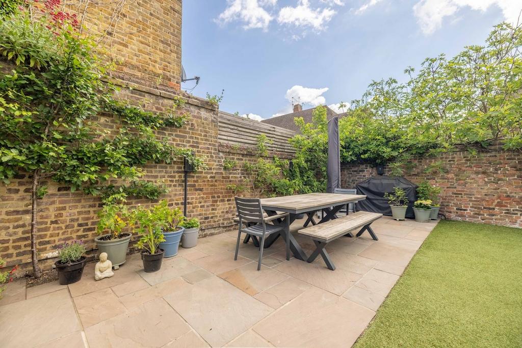 Patio view, garden