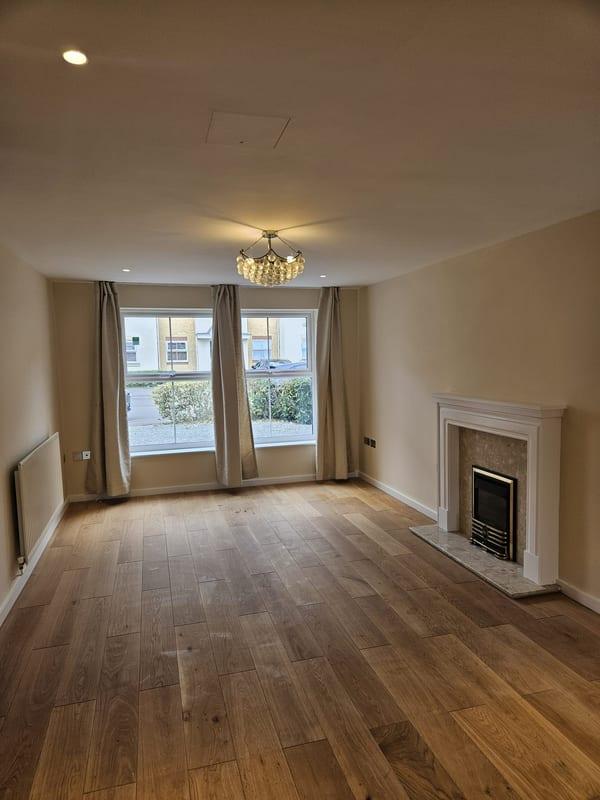 Living room, fireplace