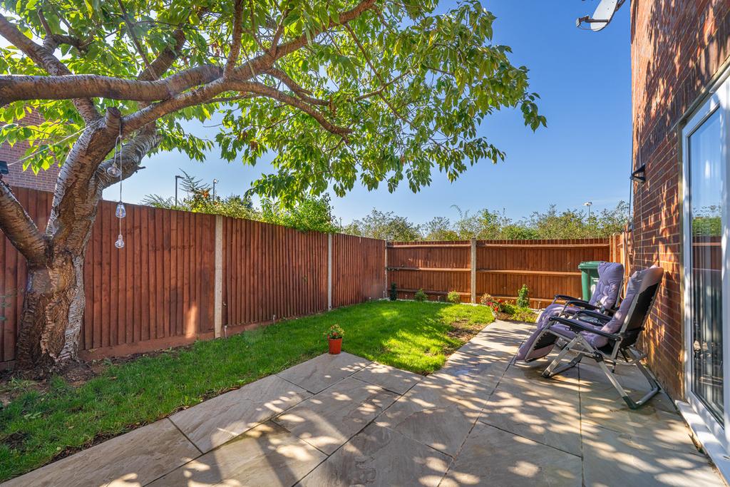 Patio view, garden