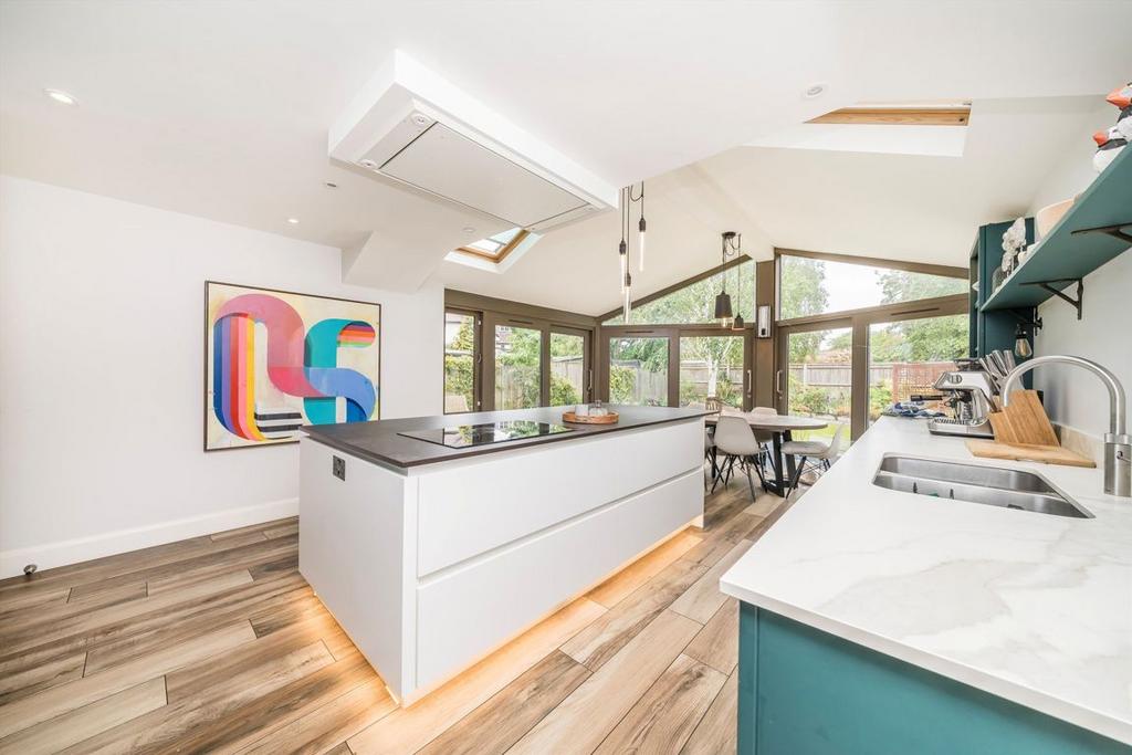 Open-plan living area, open plan living
