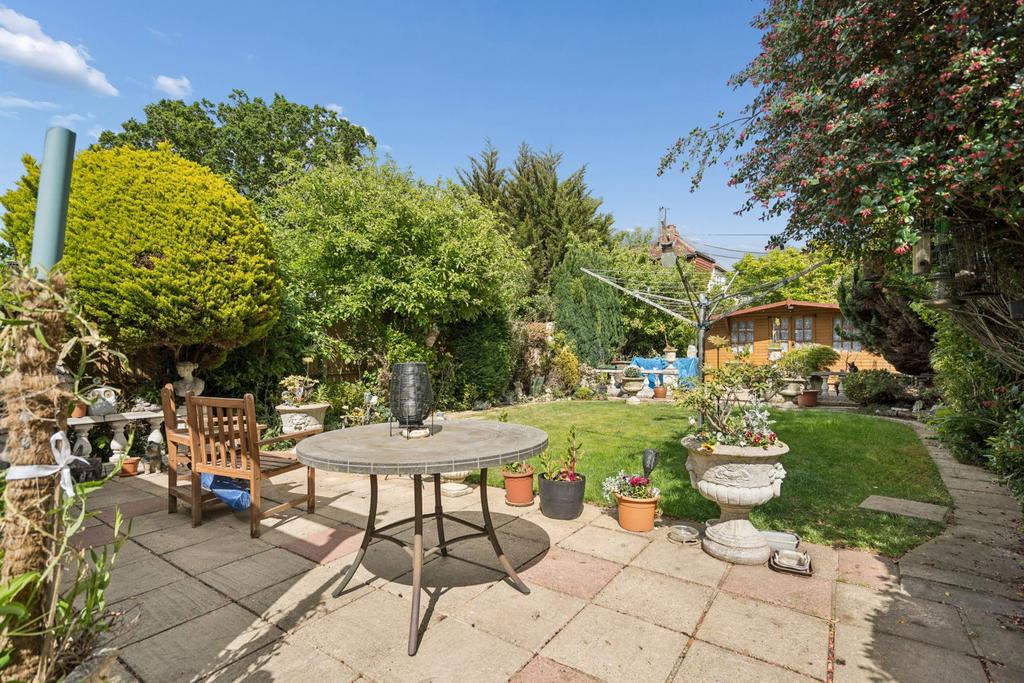 Patio view, garden