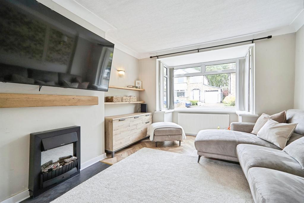 Living room, fireplace